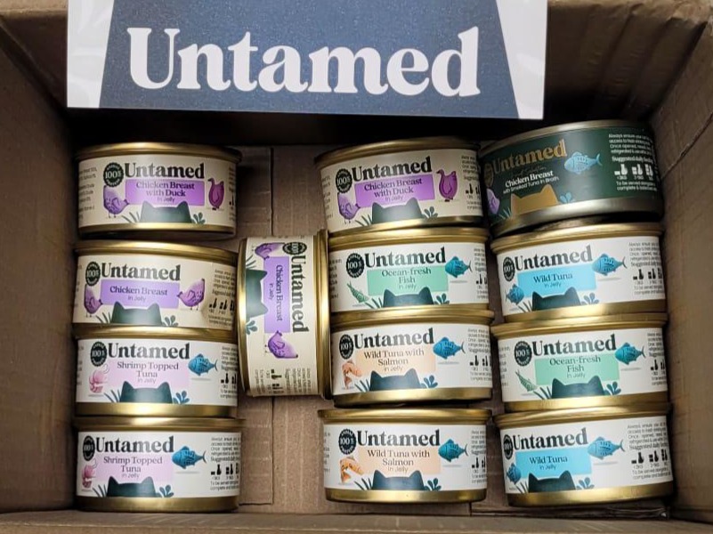 Untamed cat food trial box